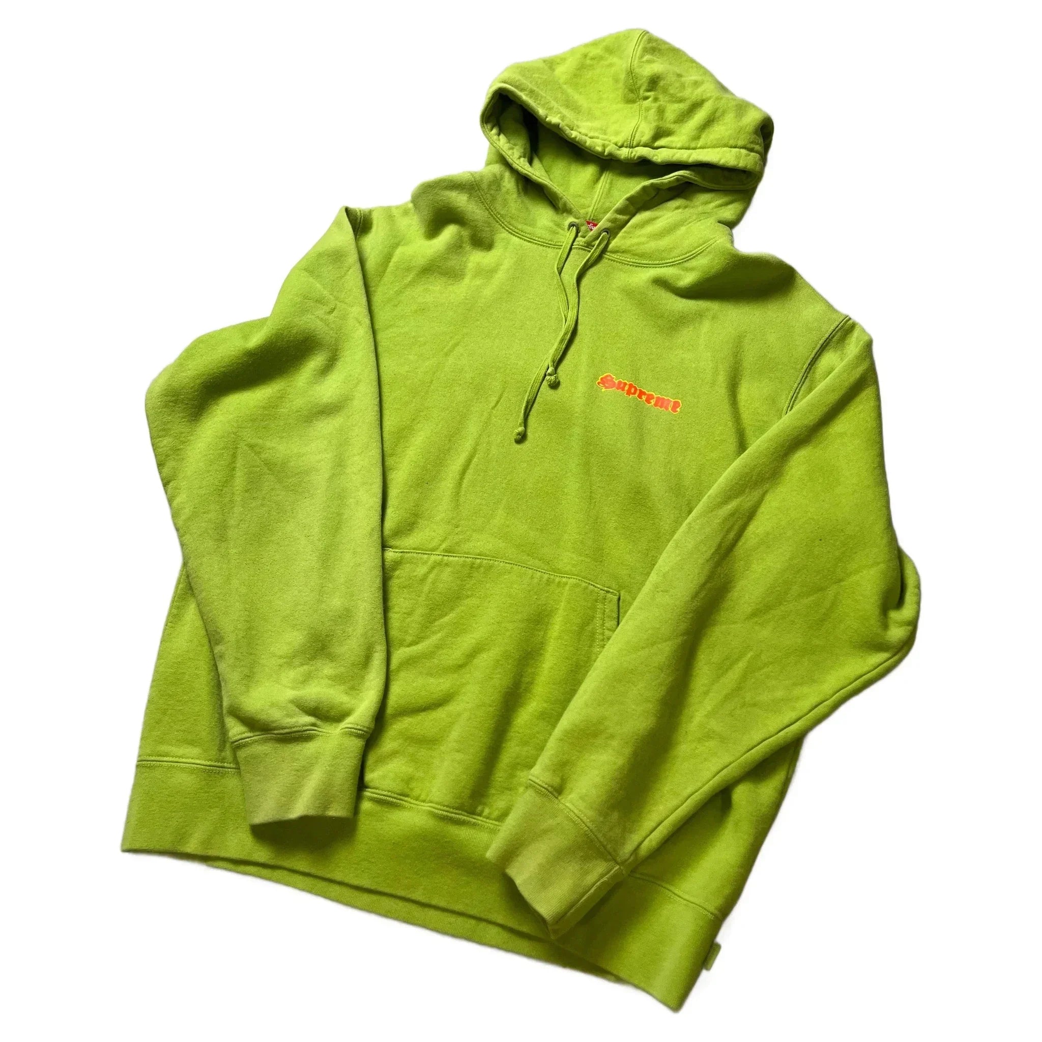 Green Supreme Hoodie - M | The Streetwear Studio