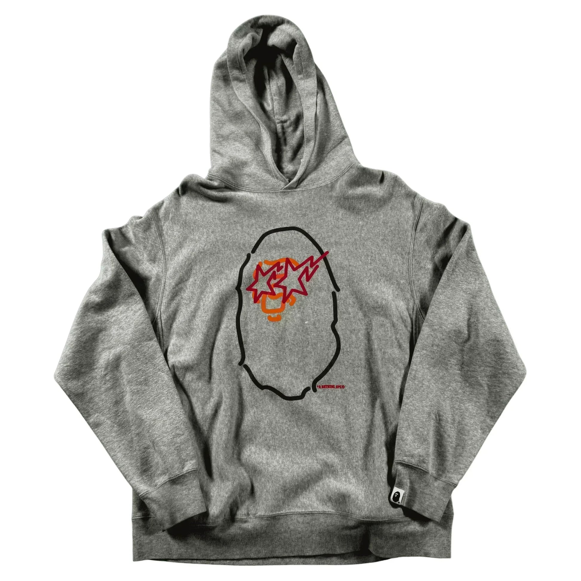 Grey A Bathing Ape (BAPE) Hoodie - M | The Streetwear Studio