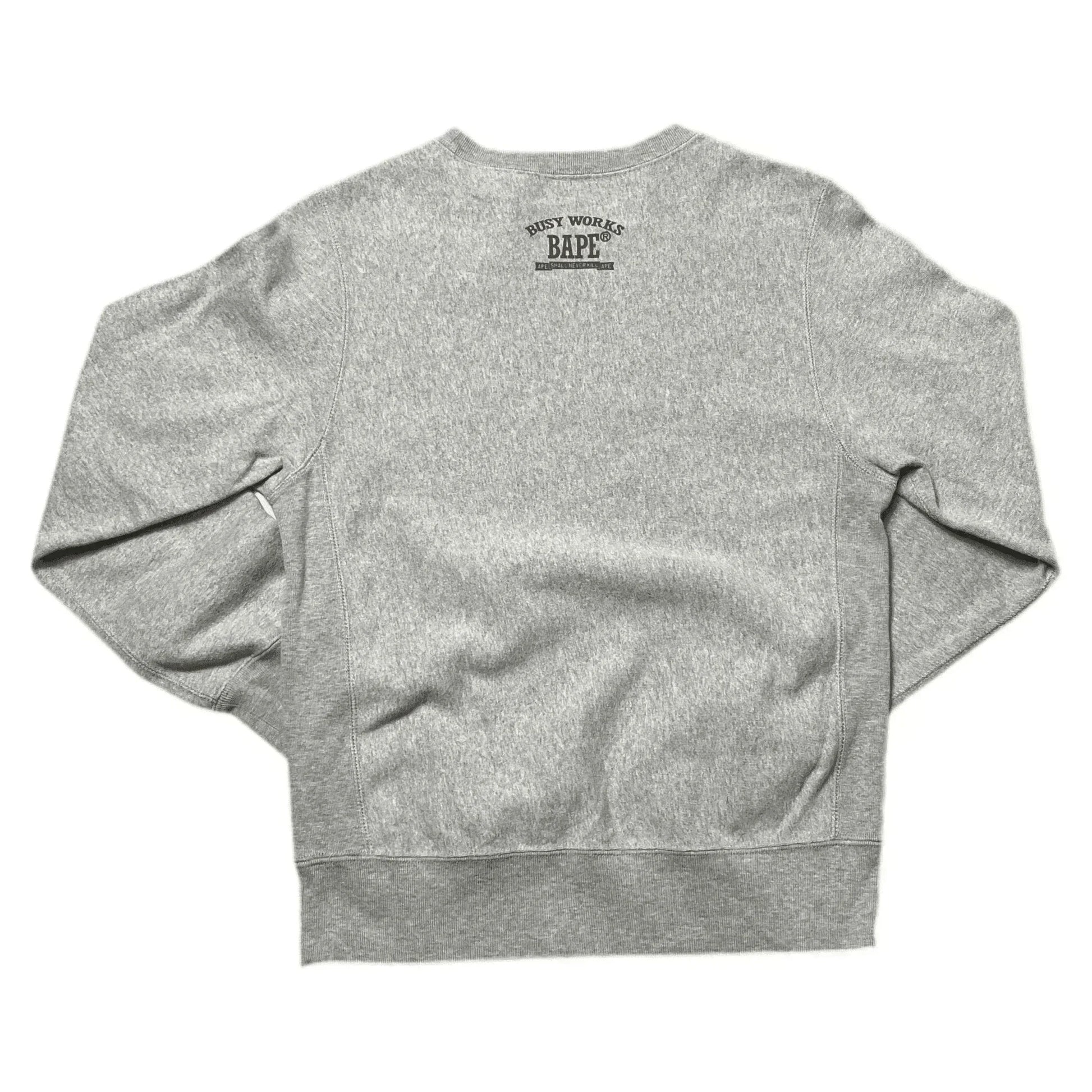 Grey A Bathing Ape (BAPE) Sweatshirt - M | The Streetwear Studio