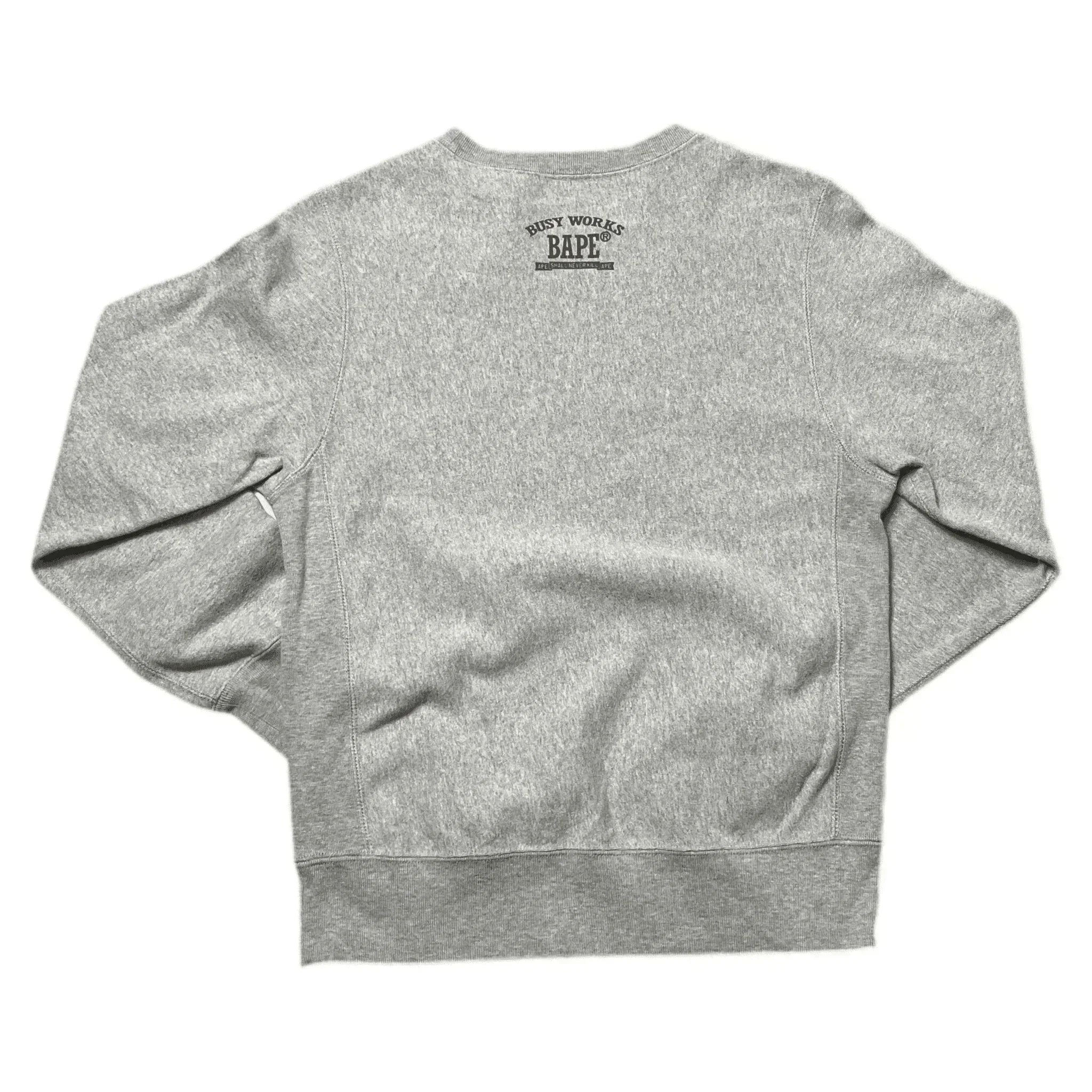 Grey A Bathing Ape (BAPE) Sweatshirt - M | The Streetwear Studio