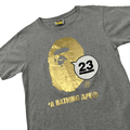 Grey A Bathing Ape (BAPE) Tee - Small - The Streetwear Studio