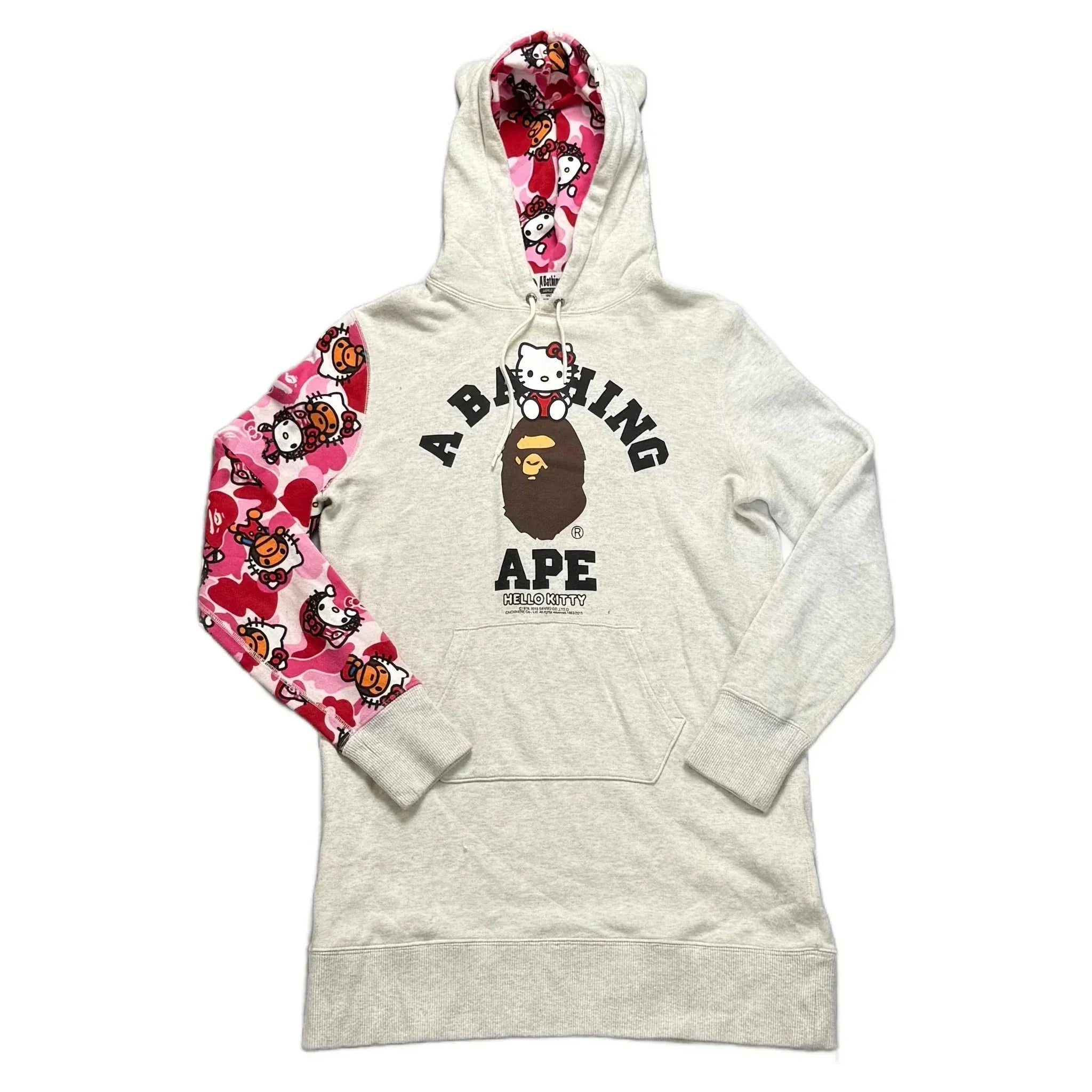 Grey A Bathing Ape (BAPE) x Hello Kitty Hoodie - XS | The Streetwear Studio
