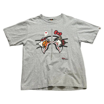 Grey A Bathing Ape (BAPE) x Hello Kitty Tee - XL | The Streetwear Studio