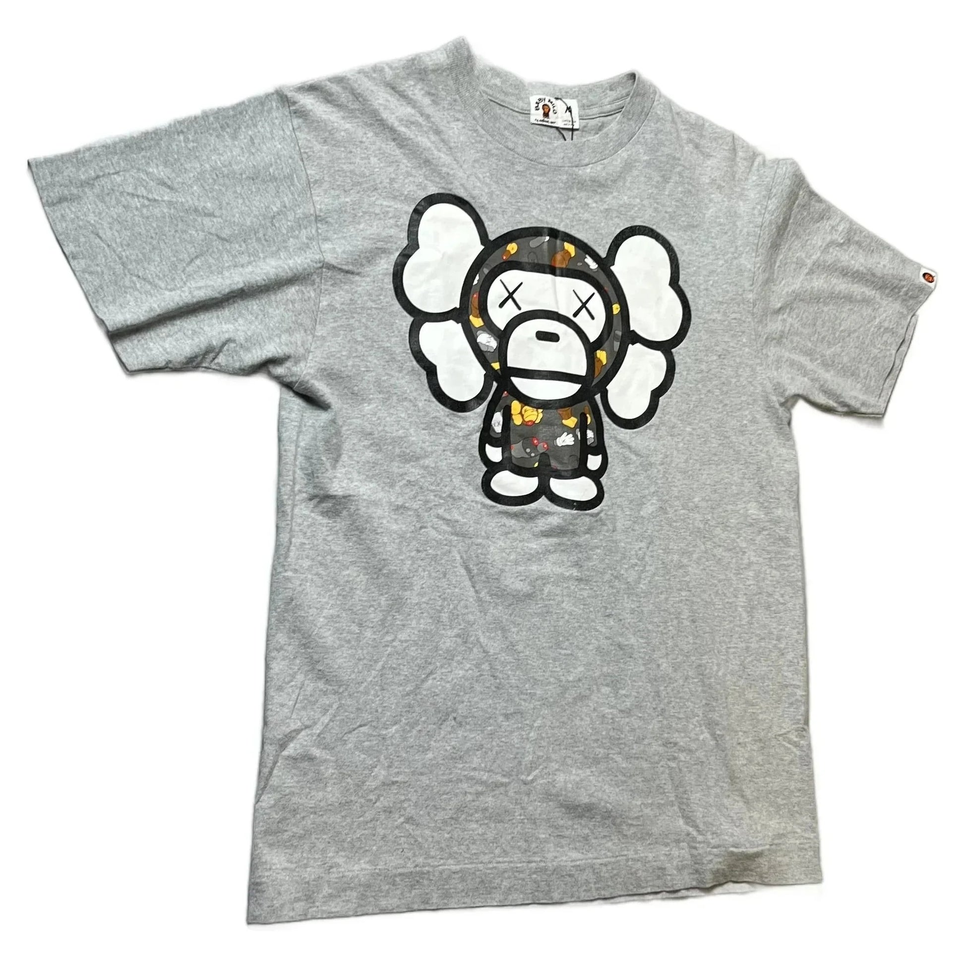 Grey A Bathing Ape (BAPE) x KAWS Tee - M | The Streetwear Studio