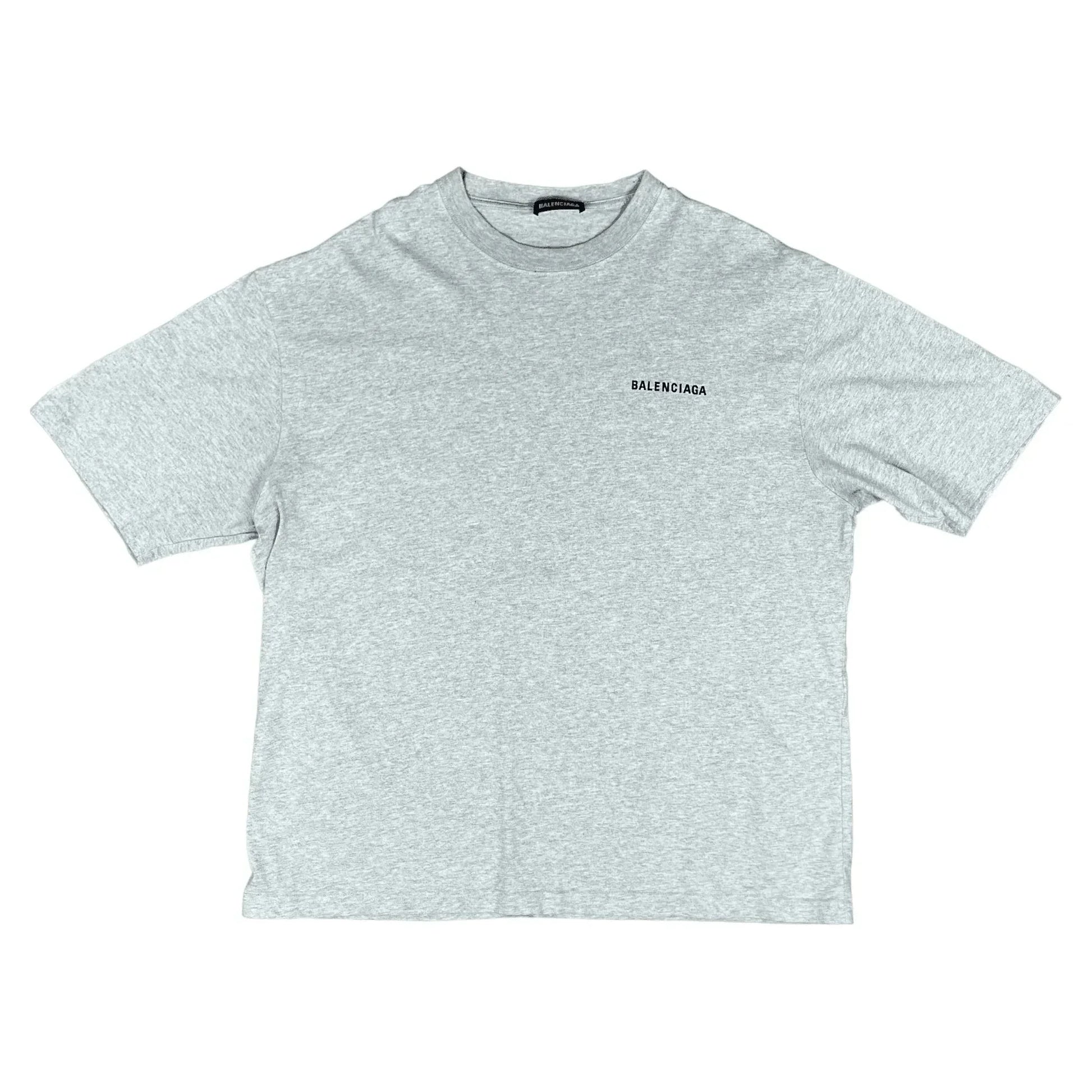 Grey Balenciaga Tee - L | The Streetwear Studio