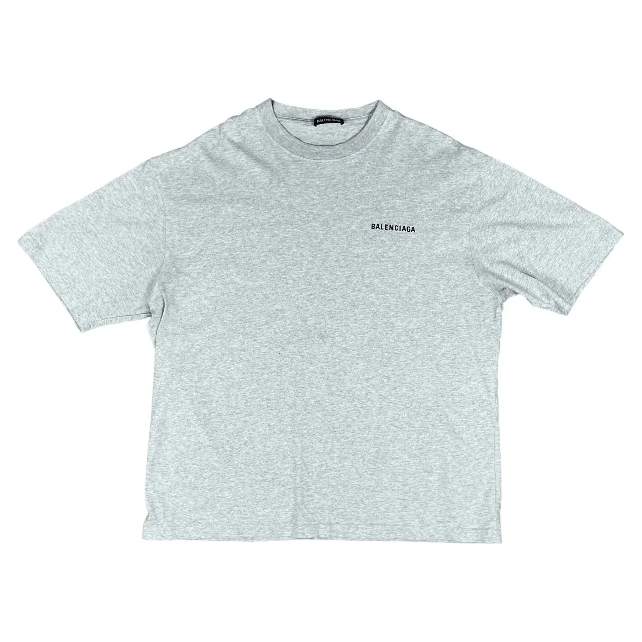 Grey Balenciaga Tee - L | The Streetwear Studio