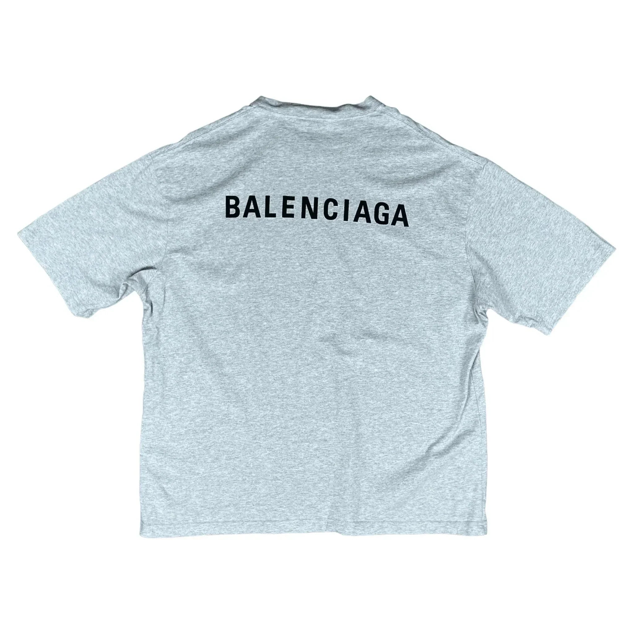 Grey Balenciaga Tee - L | The Streetwear Studio