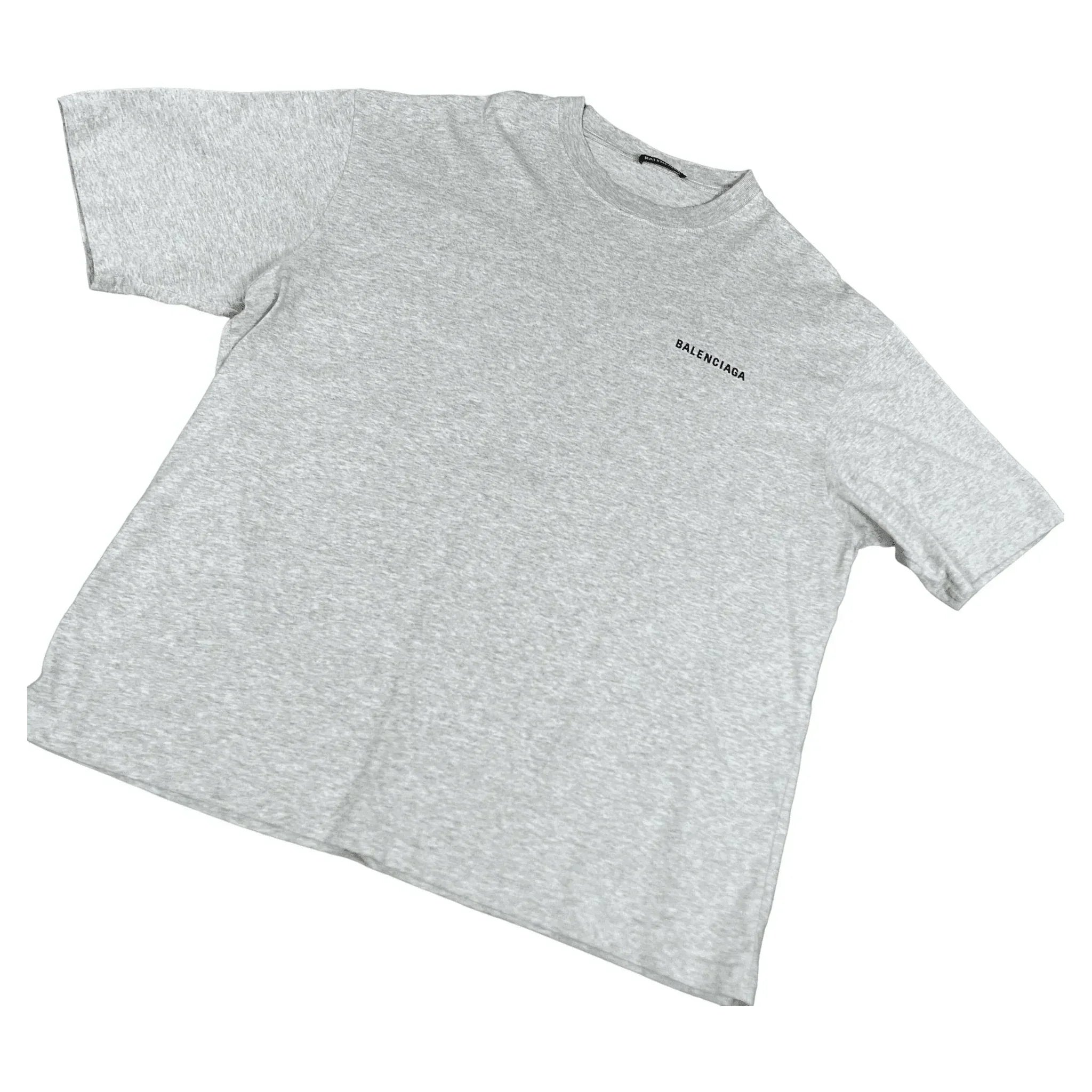 Grey Balenciaga Tee - L | The Streetwear Studio
