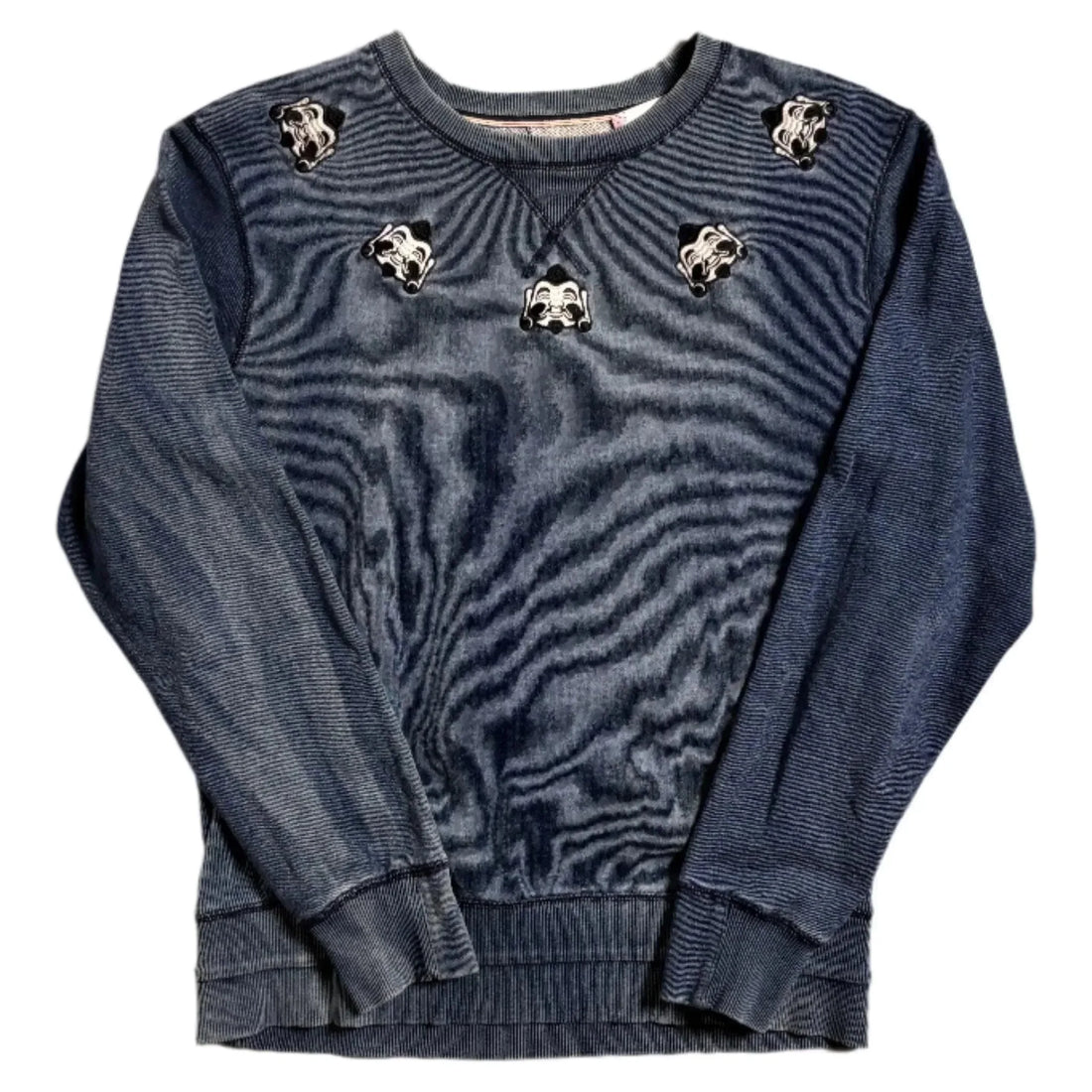 Grey/ Blue Evisu Sweatshirt - M | The Streetwear Studio