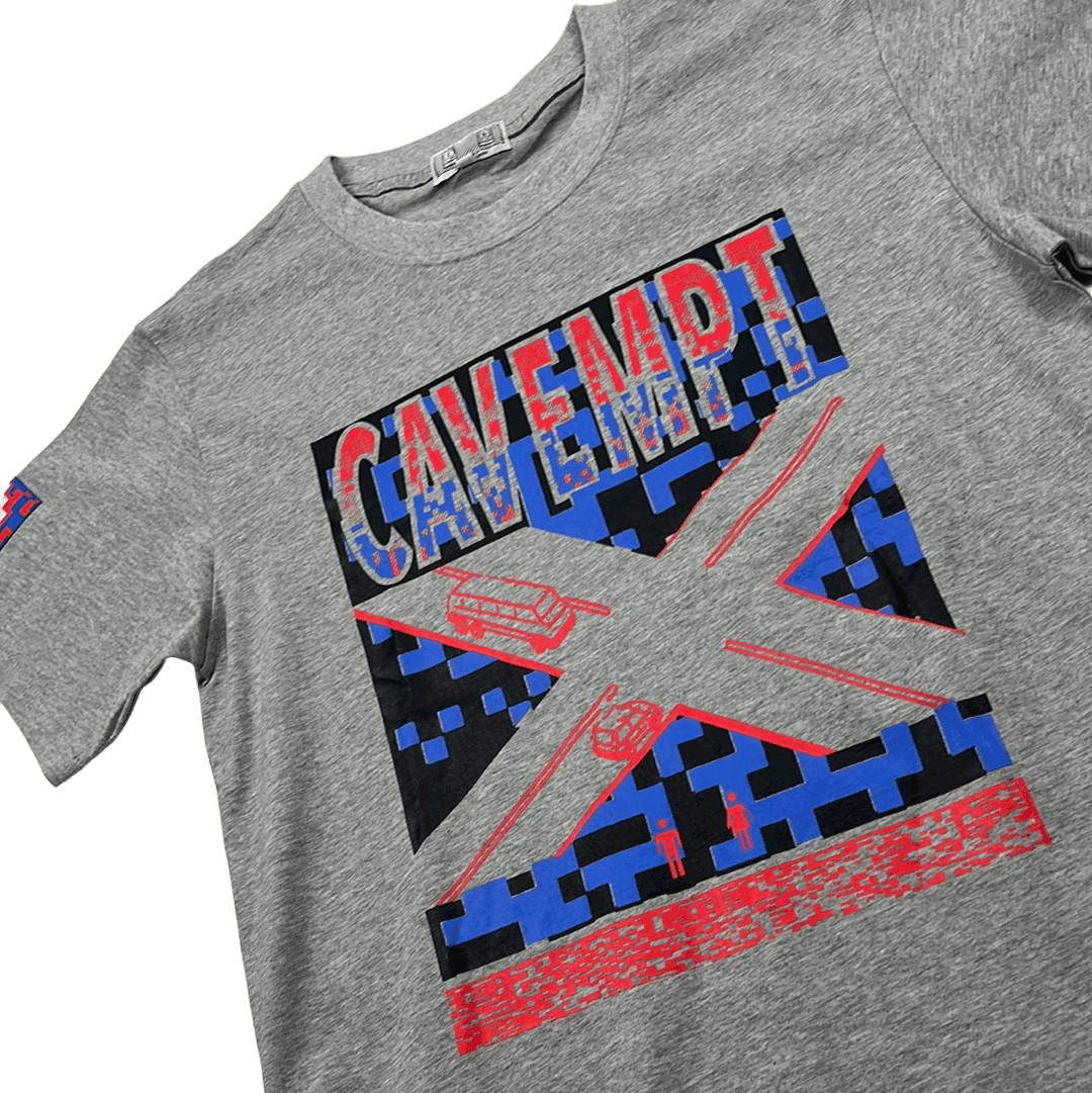 Grey Cav Empt Cross Walk Tee - Small - The Streetwear Studio