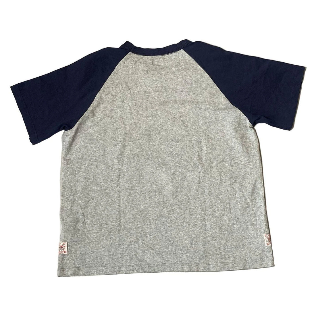 Grey + Navy Blue Evisu Tee - XXL | The Streetwear Studio
