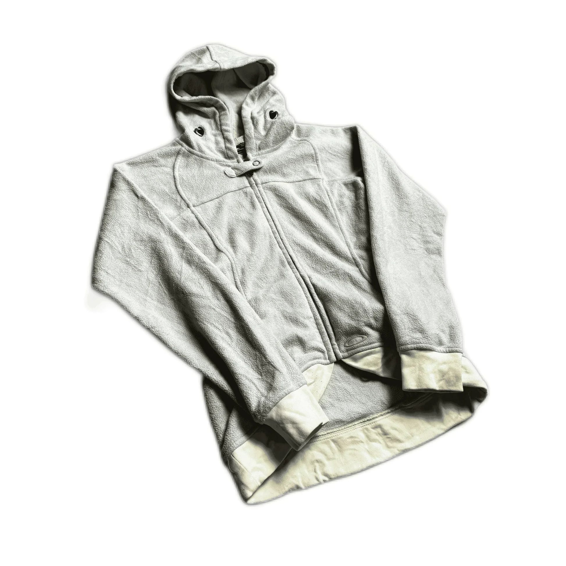 Grey Oakley Full Zip Fleece Jacket - XS | The Streetwear Studio