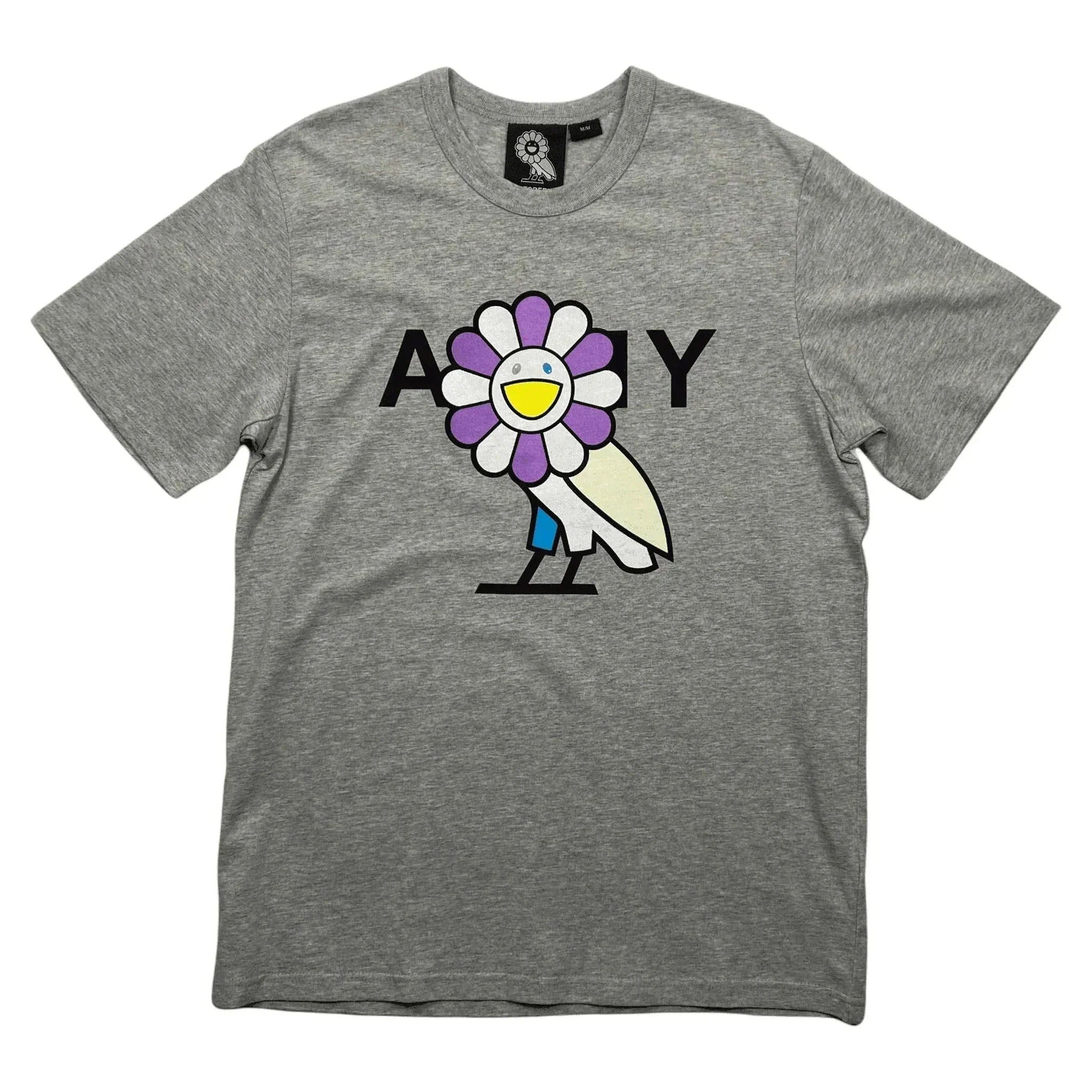 Grey OVO x Takashi Murakami Tee - M | The Streetwear Studio