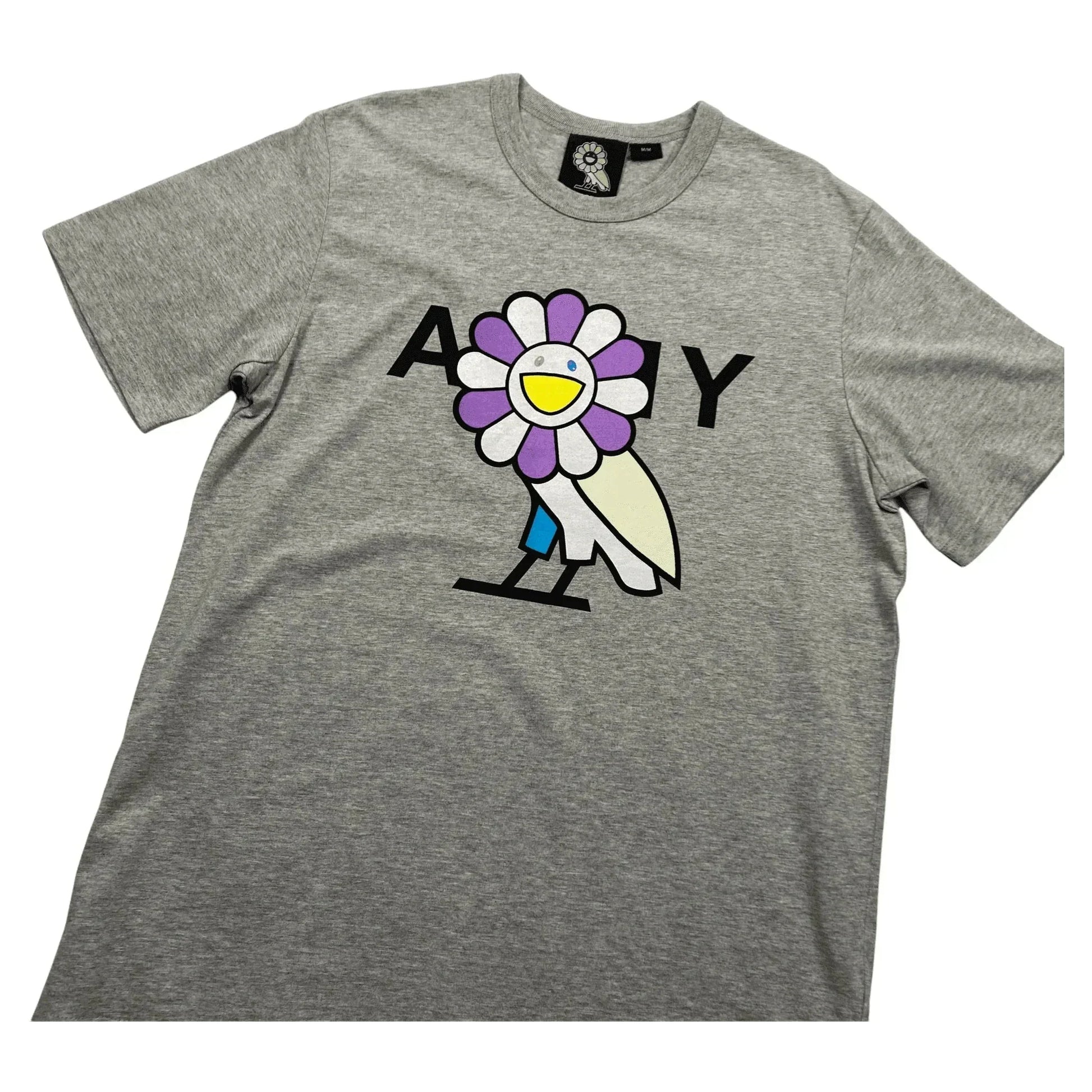 Grey OVO x Takashi Murakami Tee - M | The Streetwear Studio