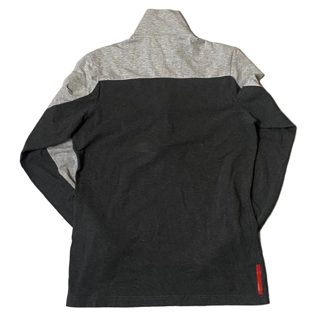 Grey Prada 1/4 Sweatshirt - M | The Streetwear Studio