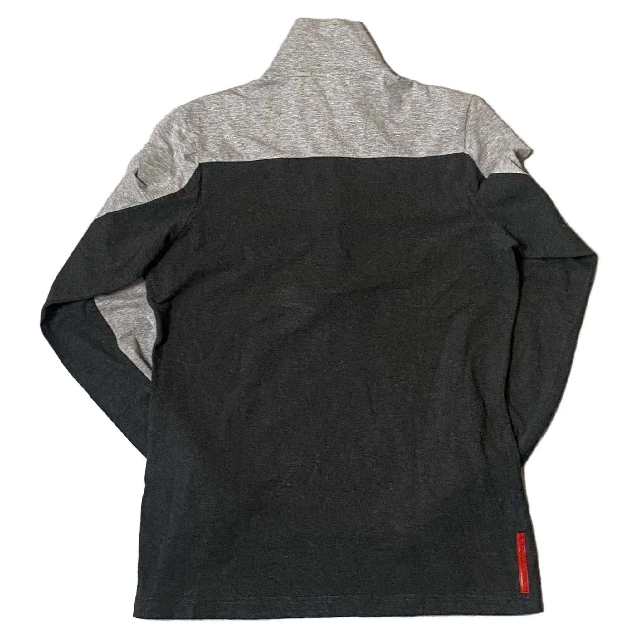 Grey Prada 1/4 Sweatshirt - M | The Streetwear Studio