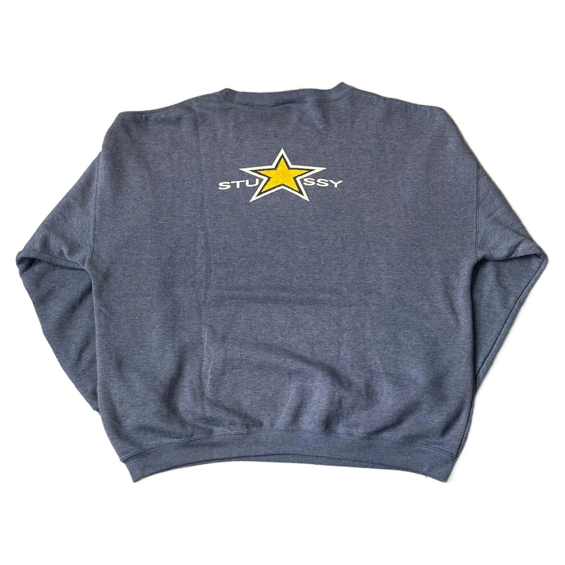 Grey Stussy Sweatshirt - XL | The Streetwear Studio