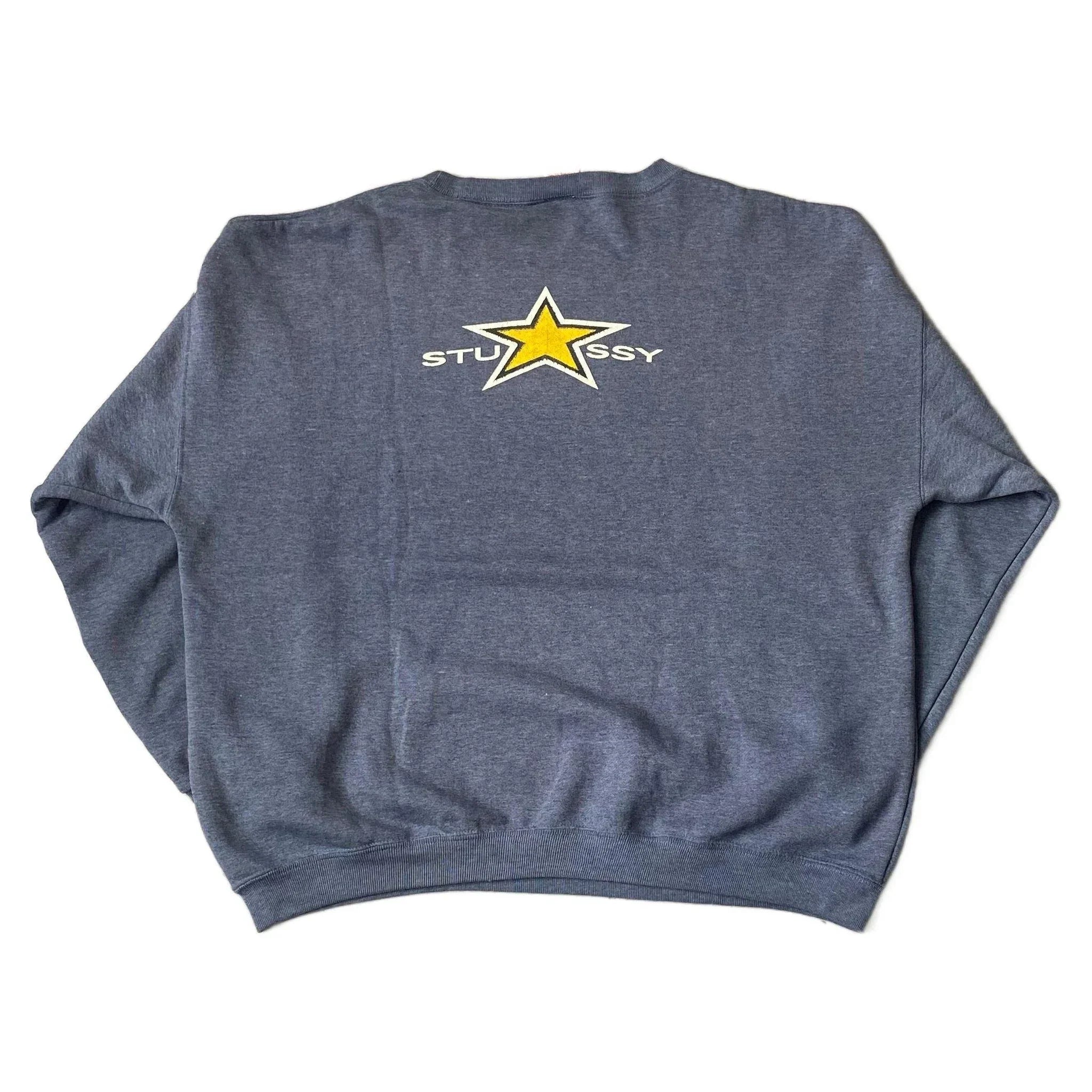 Grey Stussy Sweatshirt - XL | The Streetwear Studio