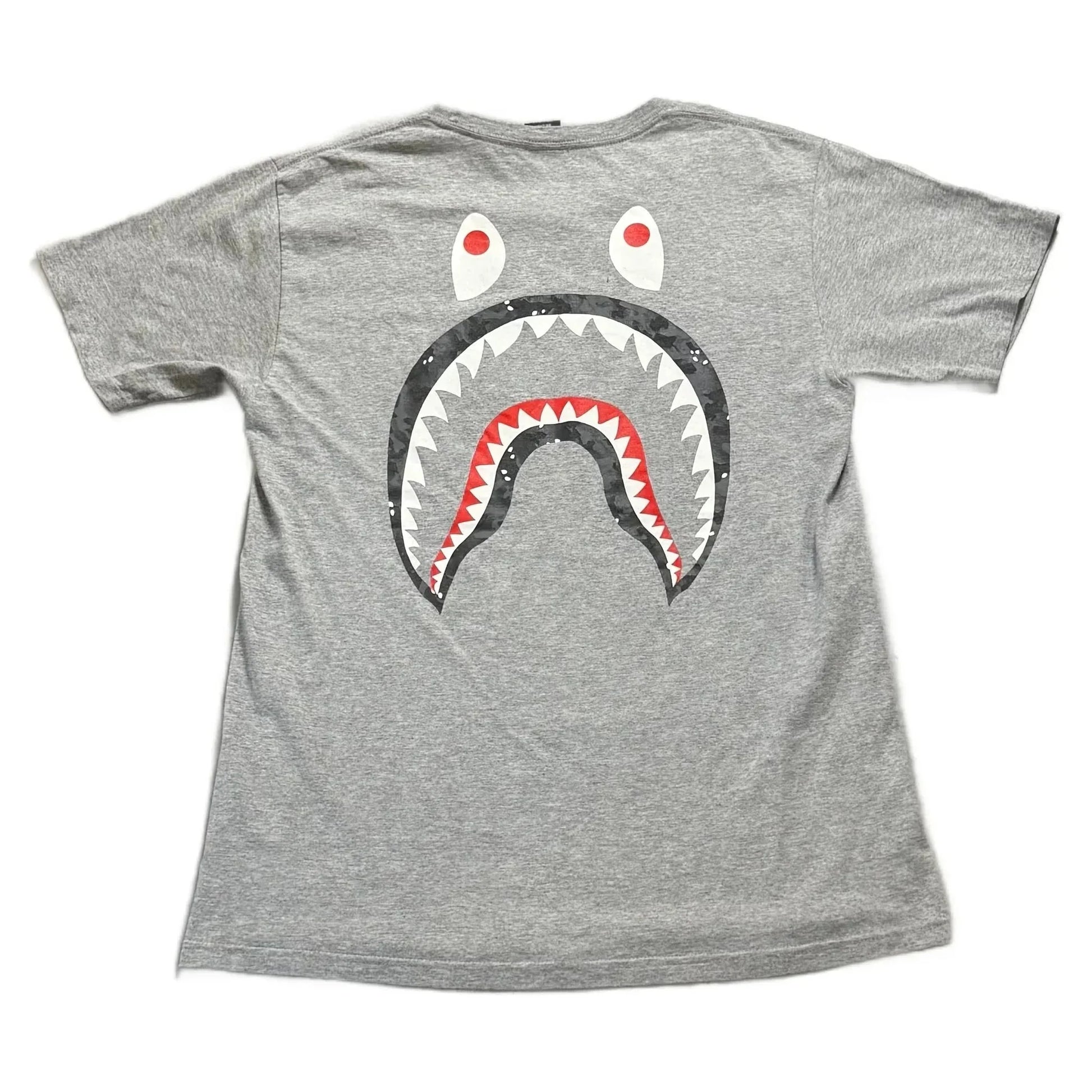 Grey Stussy x A Bathing Ape (BAPE) Tee - M | The Streetwear Studio