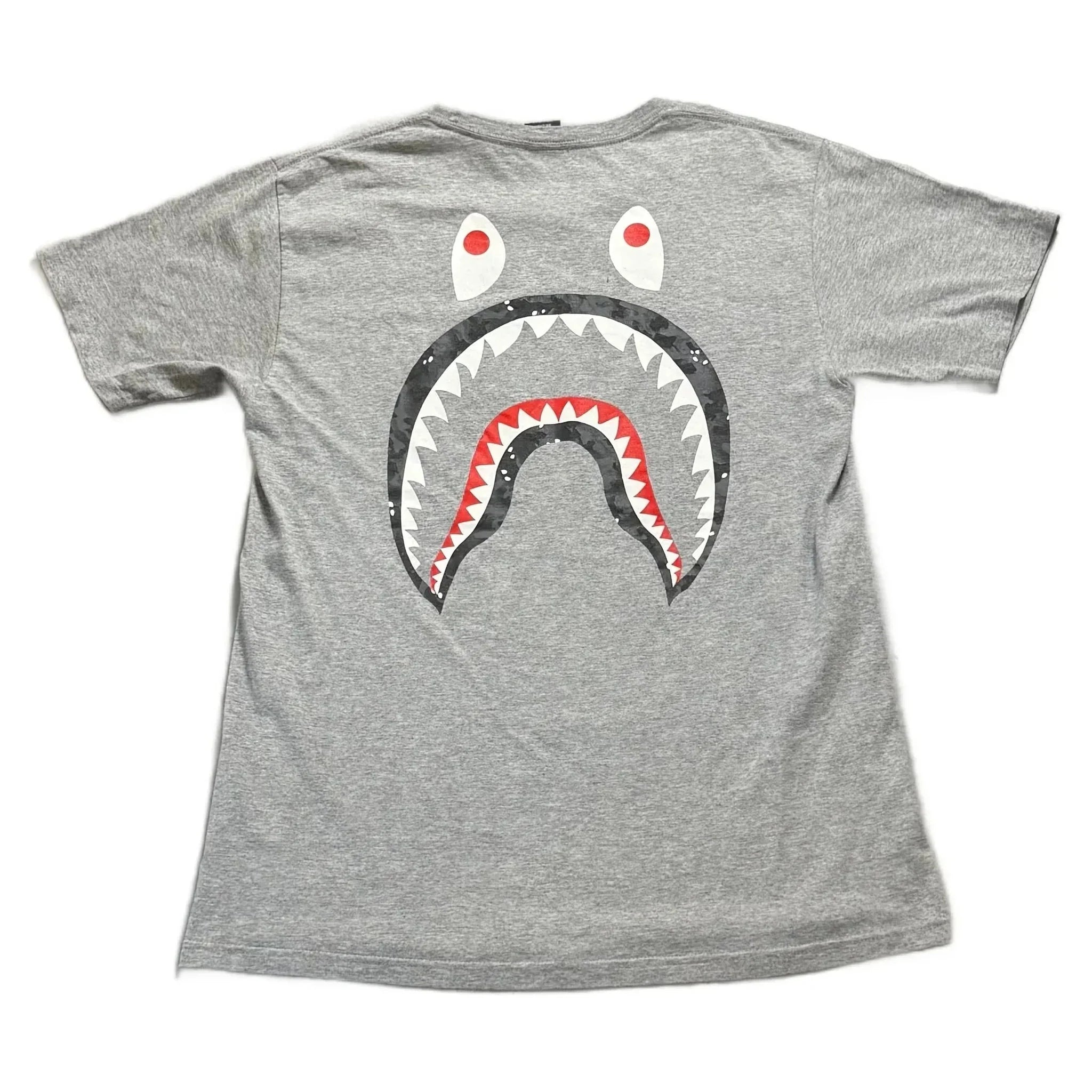 Grey Stussy x A Bathing Ape (BAPE) Tee - M | The Streetwear Studio