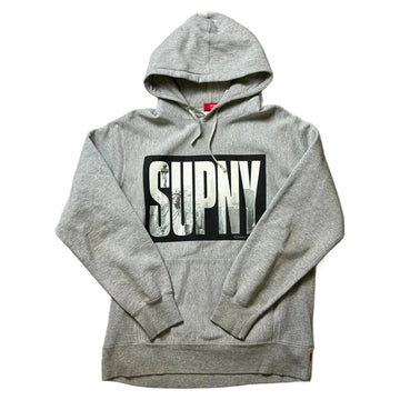 Grey Supreme Hoodie - L | The Streetwear Studio