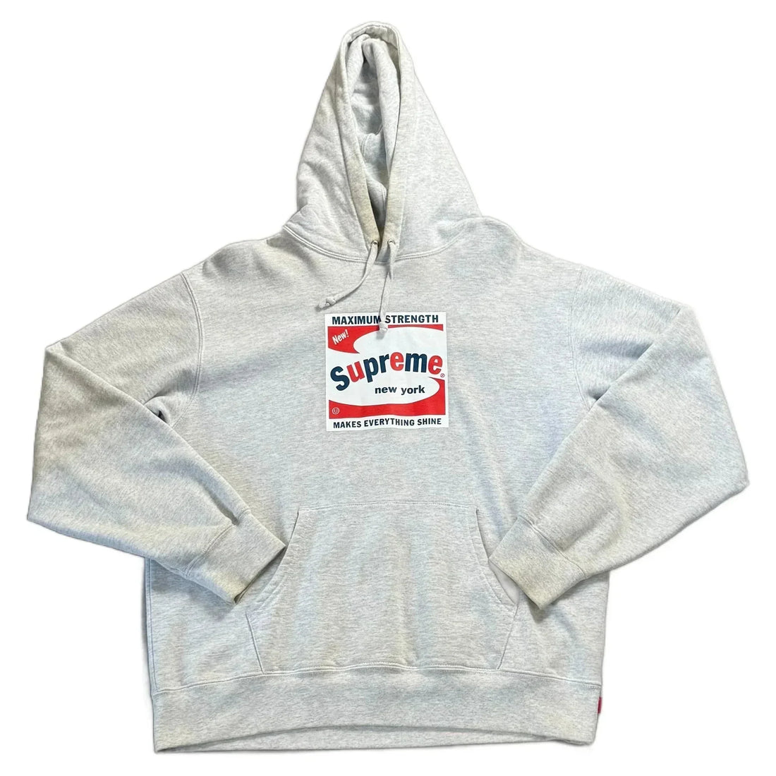 Grey Supreme Hoodie - M | The Streetwear Studio