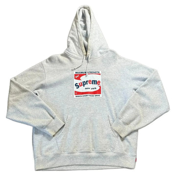 Grey Supreme Hoodie - M | The Streetwear Studio