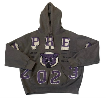 Grey Supreme Hoodie - S | The Streetwear Studio