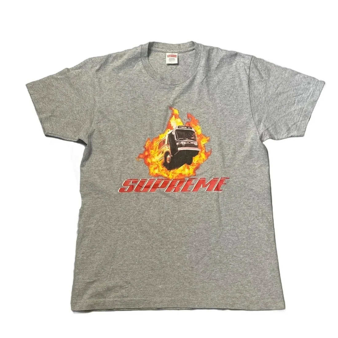 Grey Supreme Tee - L | The Streetwear Studio