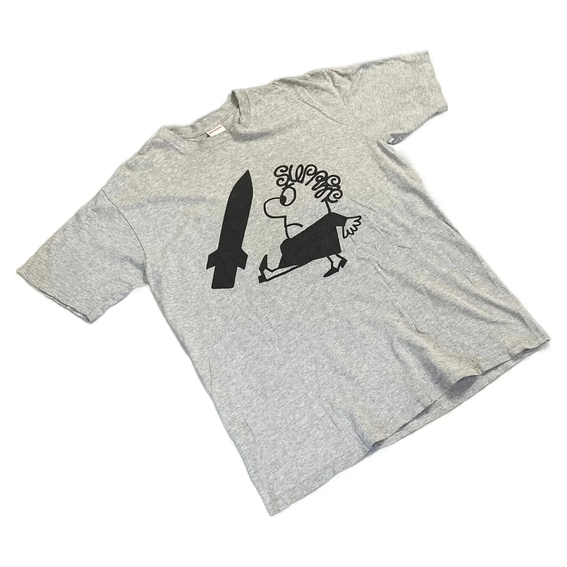 Grey Supreme Tee - L | The Streetwear Studio