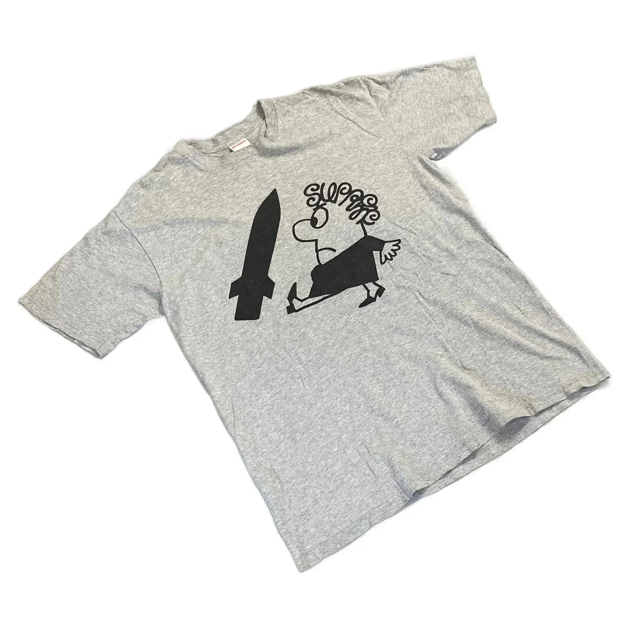 Grey Supreme Tee - L | The Streetwear Studio