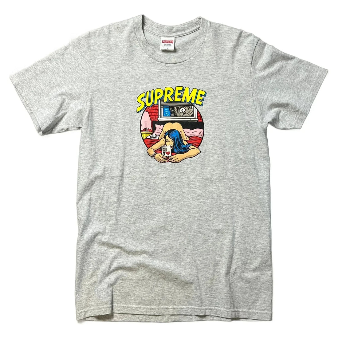 Grey Supreme Tee - S | The Streetwear Studio