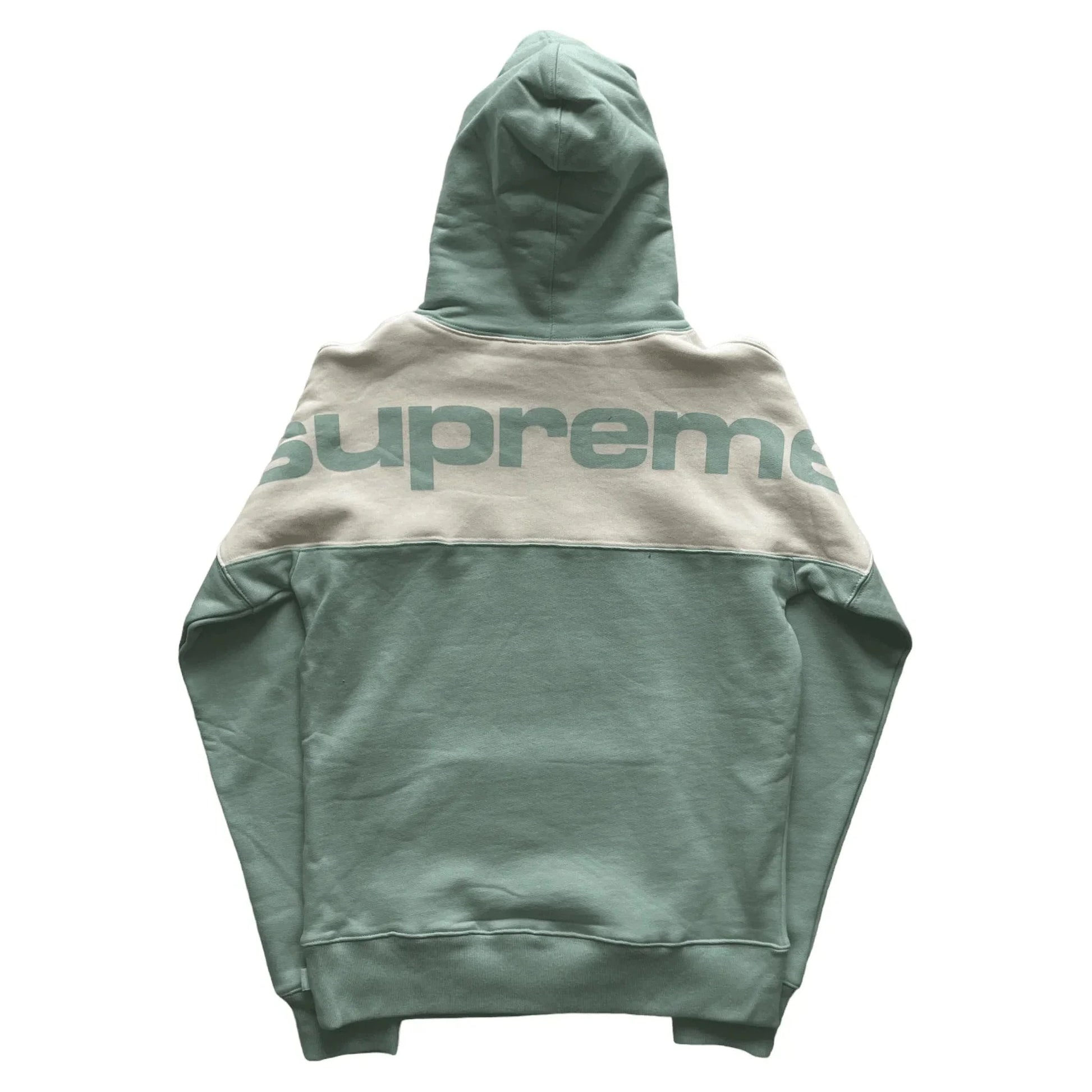 Ice Blue Supreme Blocked Hoodie - S | The Streetwear Studio