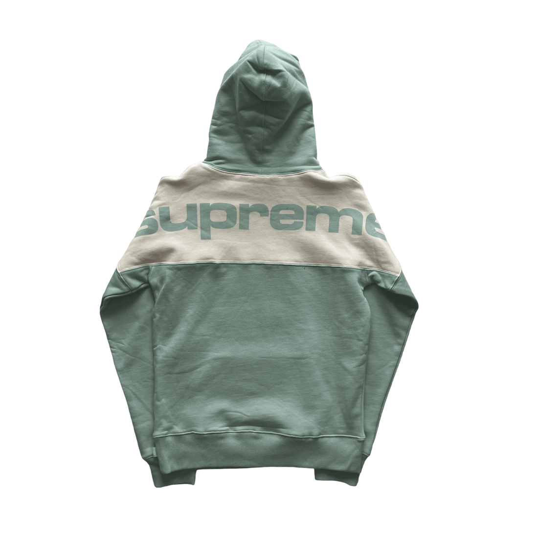 Ice Blue Supreme Blocked Hoodie - Small - The Streetwear Studio