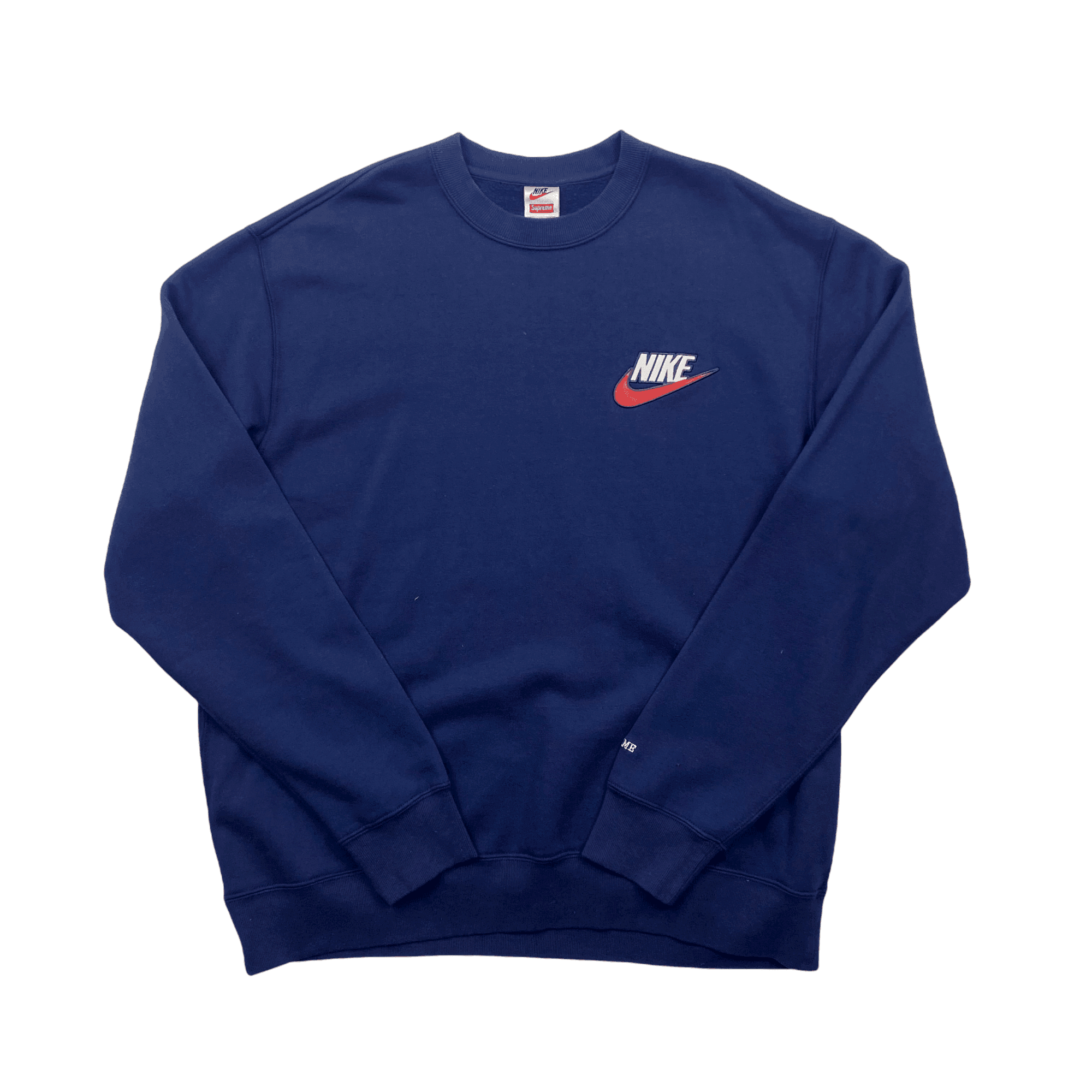 Navy Blue Nike x Supreme Sweatshirt - Extra Large - The Streetwear Studio
