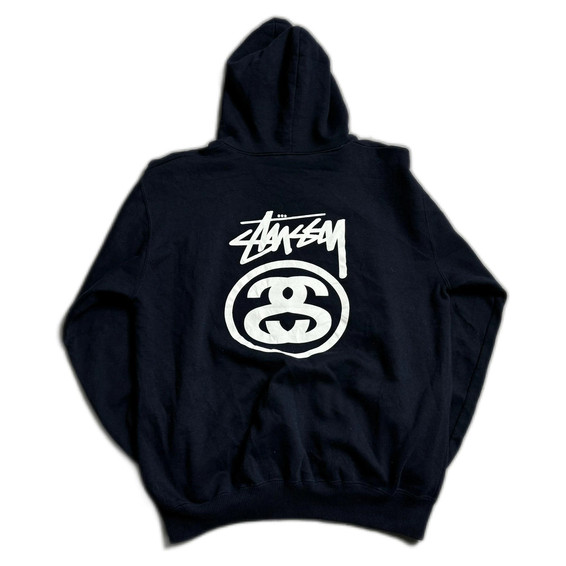 Navy Blue Stussy Hoodie - L | The Streetwear Studio
