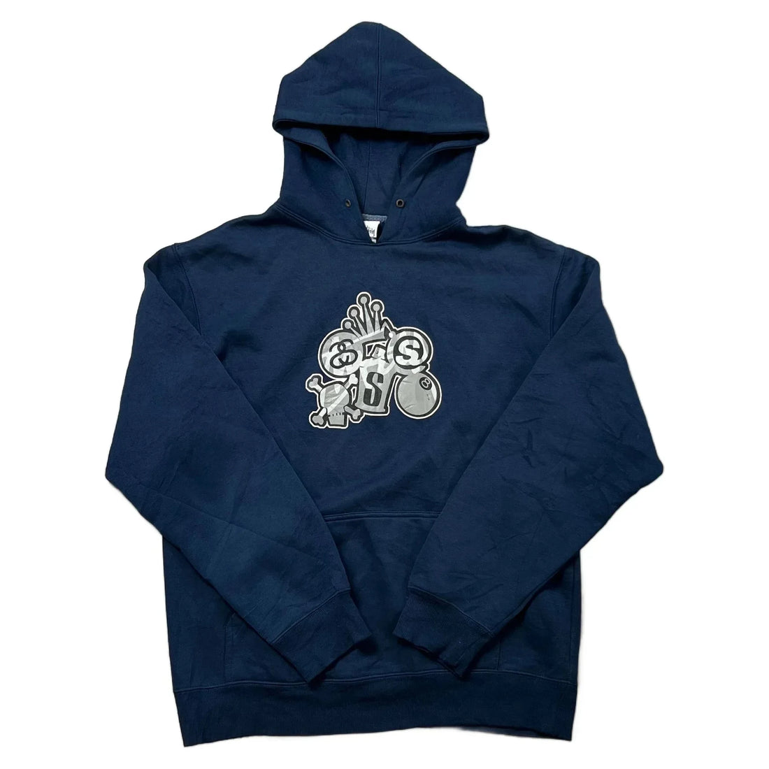 Navy Blue Stussy Hoodie - M | The Streetwear Studio