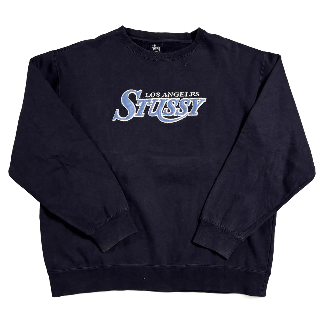 Navy Blue Stussy Sweatshirt - L | The Streetwear Studio