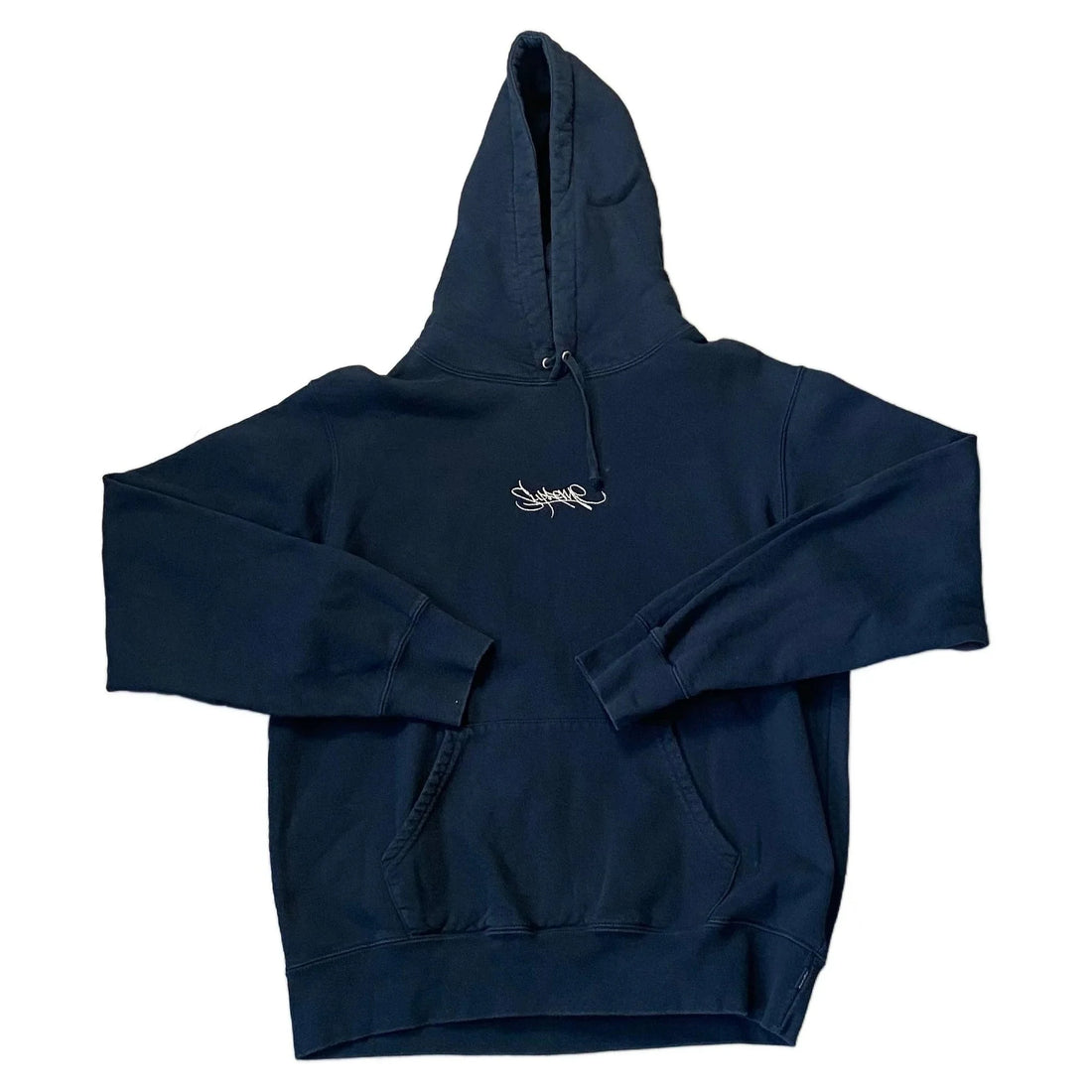 Navy Blue Supreme Hoodie - M | The Streetwear Studio