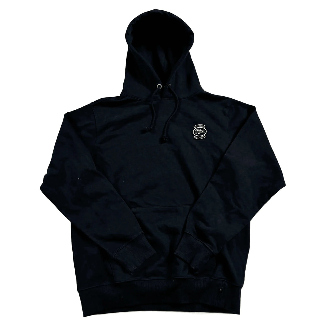 Navy Blue Supreme x Lacoste Hoodie - XL (Recommended Size - L) | The Streetwear Studio