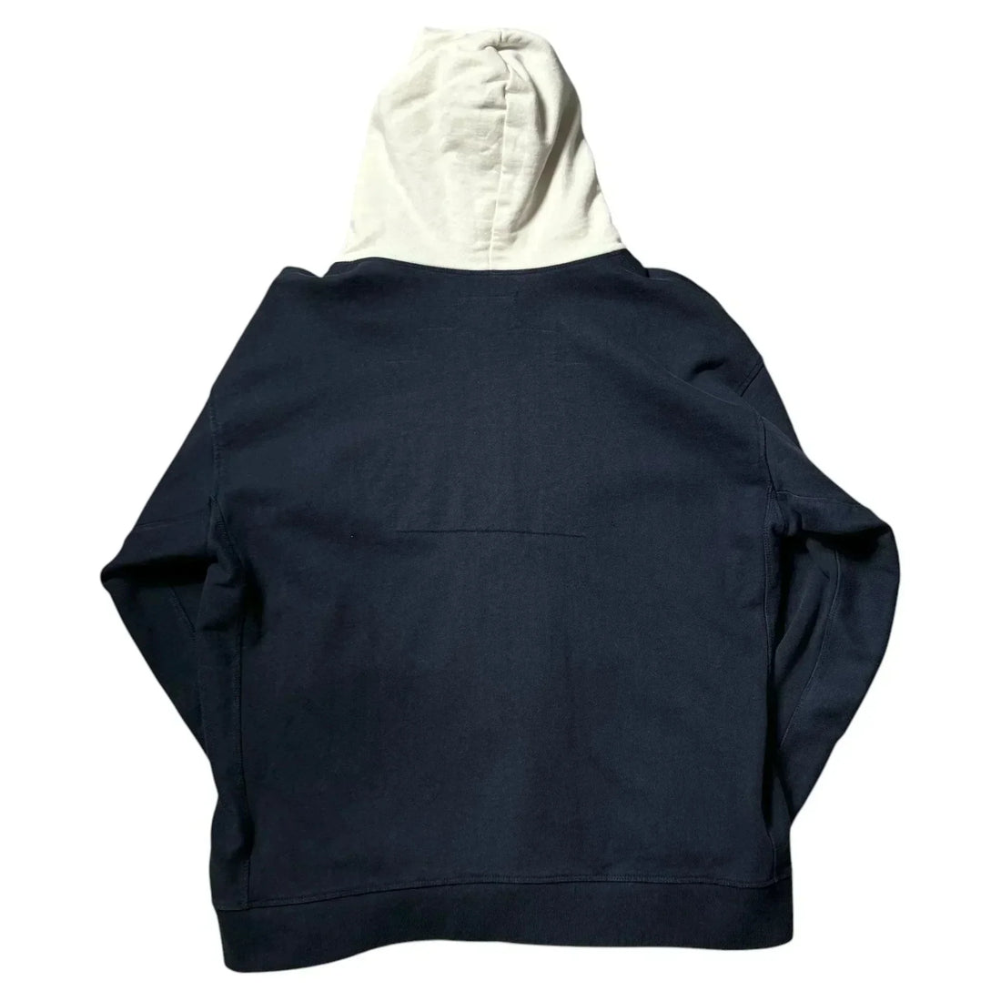 Navy Blue + White Cav Empt Zip Up Hoodie - M | The Streetwear Studio