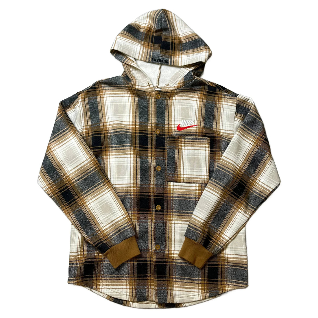 Nike x Supreme Hooded Shirt - S | The Streetwear Studio