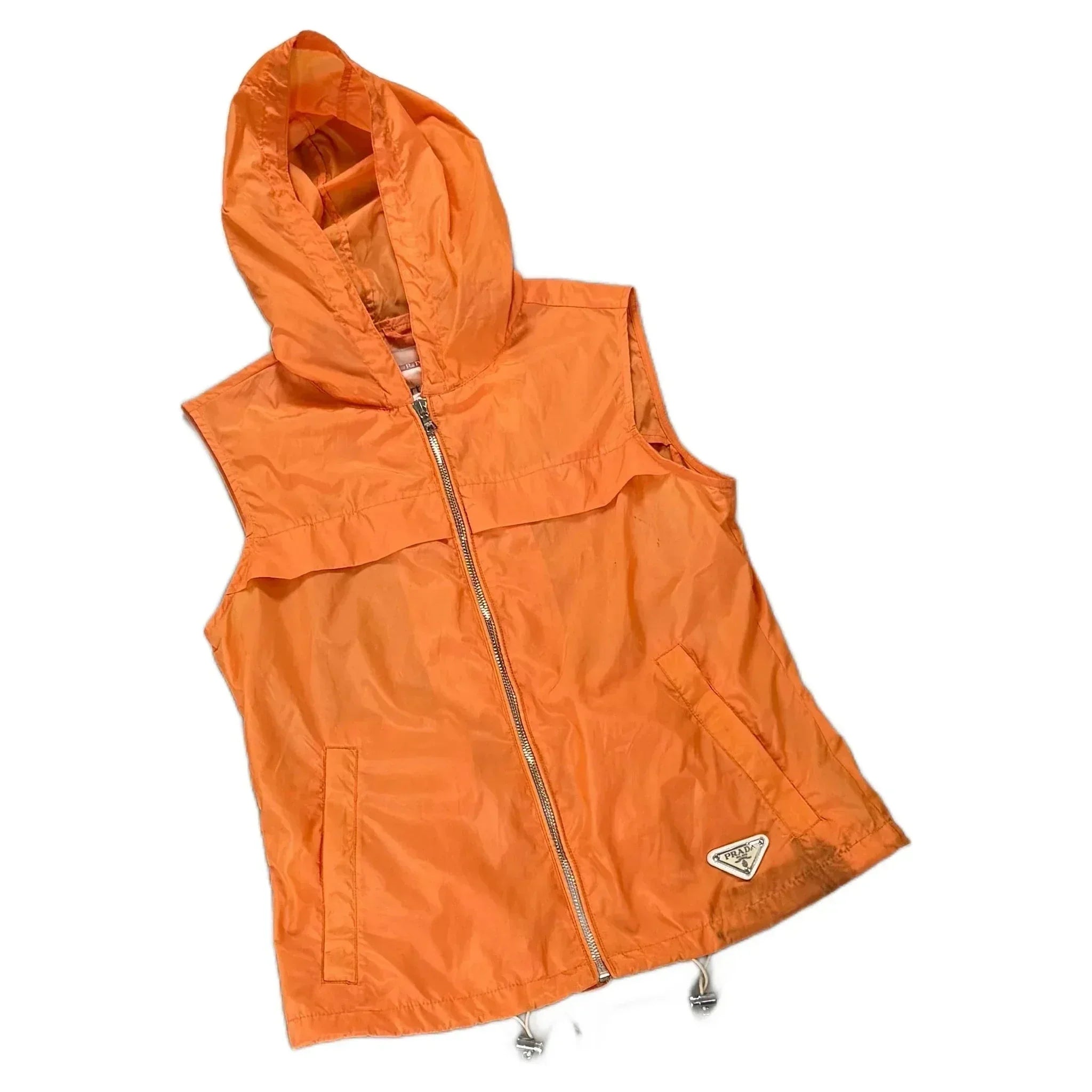 Orange Prada Gilet - S | The Streetwear Studio