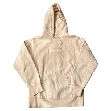 Peach Supreme Box Logo Hoodie - M | The Streetwear Studio