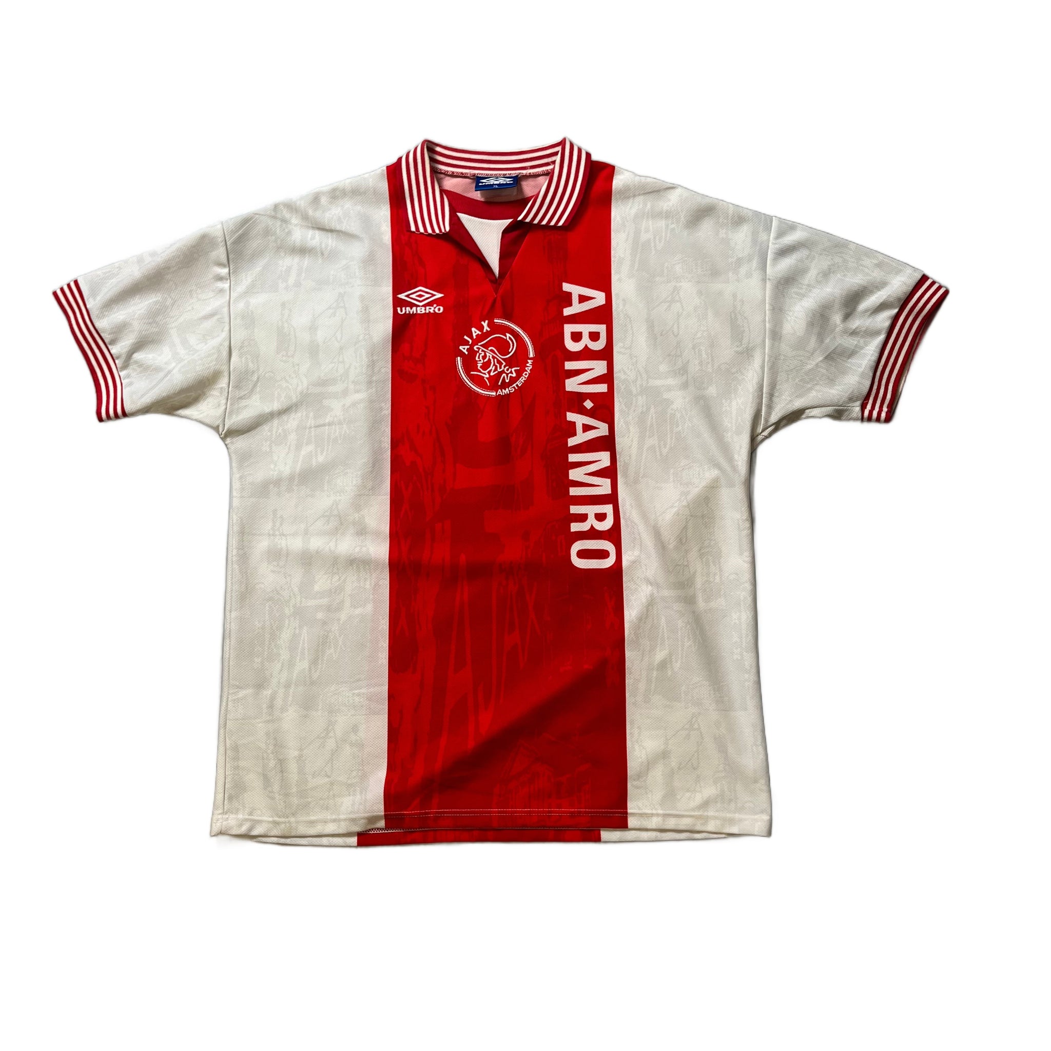 1996 - 97 Ajax Home 'Litmanen' Shirt - XL