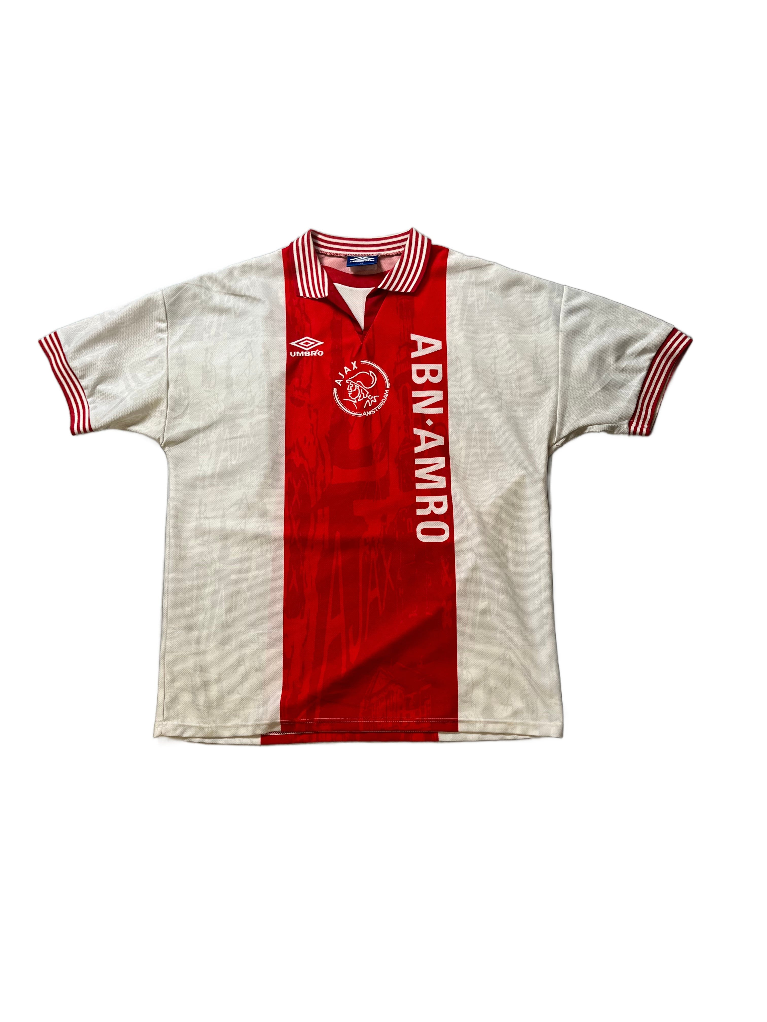 1996 - 97 Ajax Home 'Litmanen' Shirt - XL
