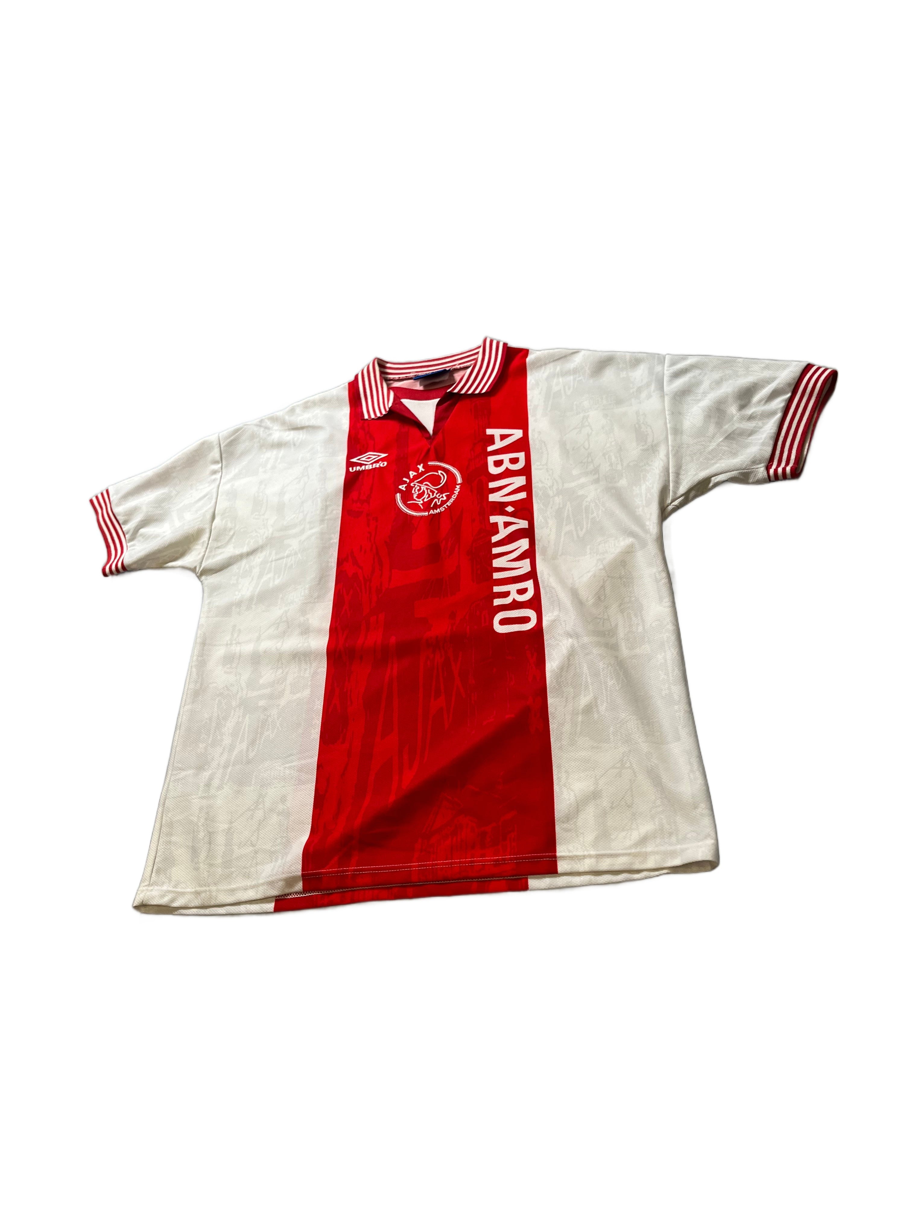 1996 - 97 Ajax Home 'Litmanen' Shirt - XL