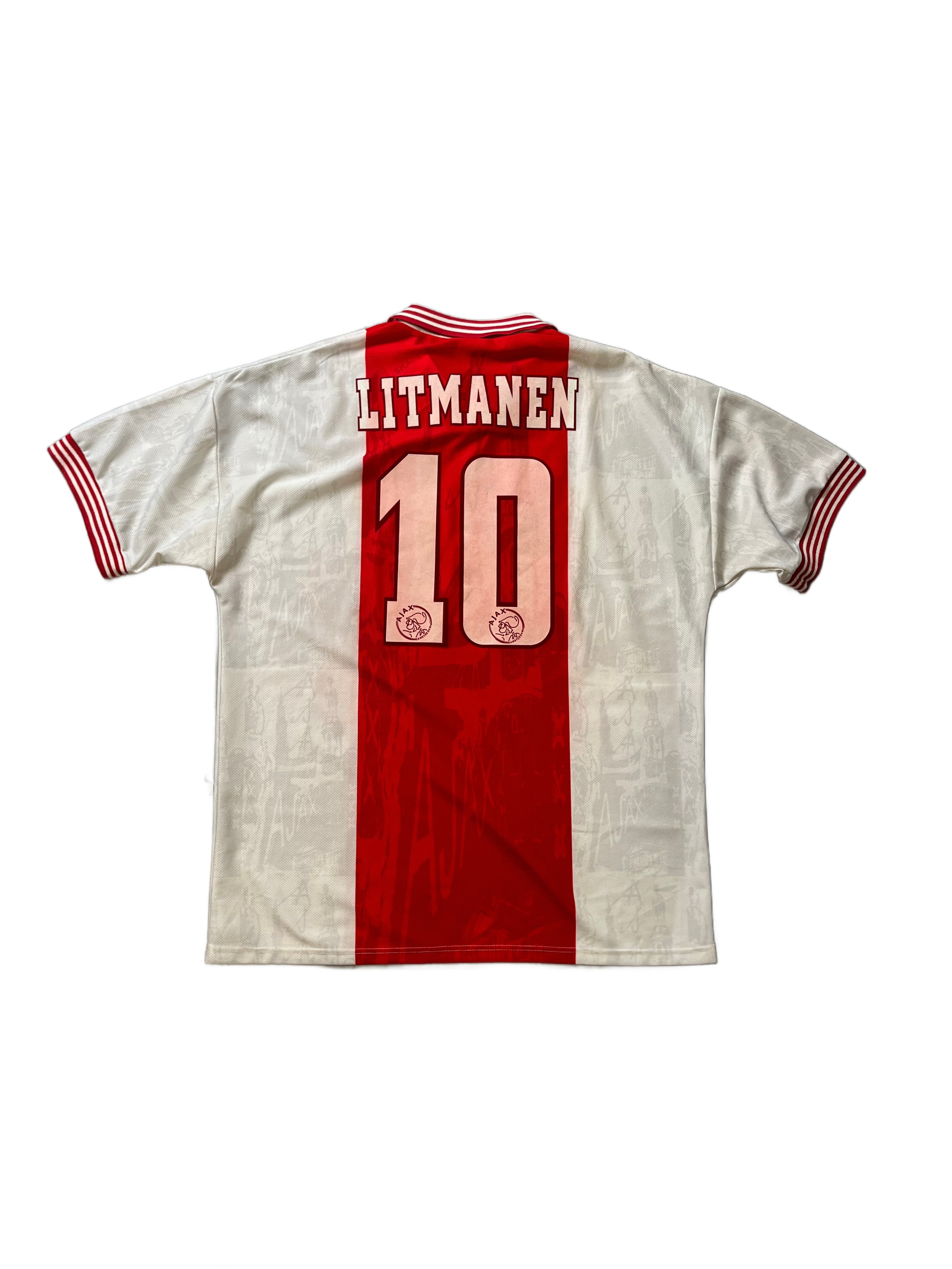 1996 - 97 Ajax Home 'Litmanen' Shirt - XL