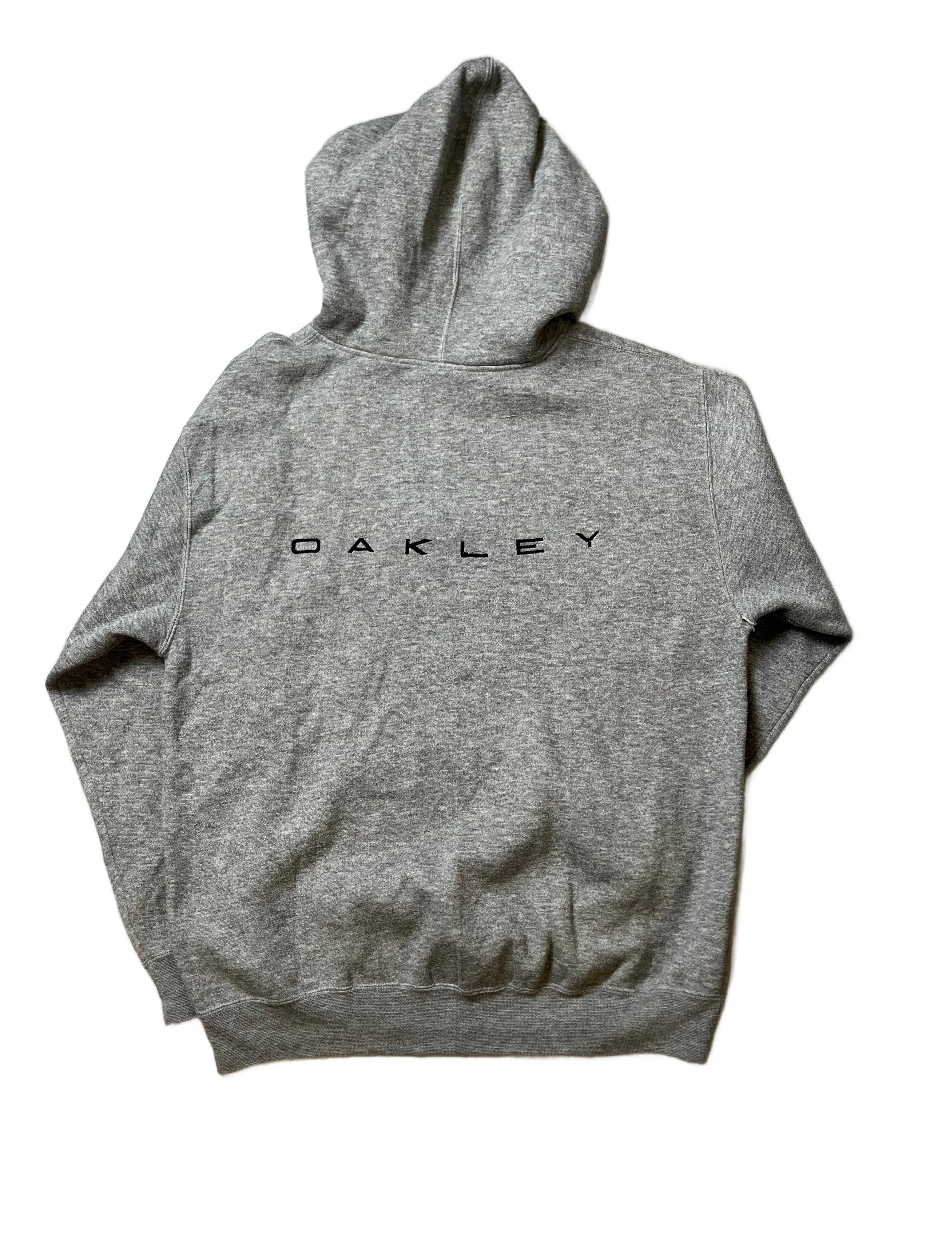 Grey Oakley Hoodie - L