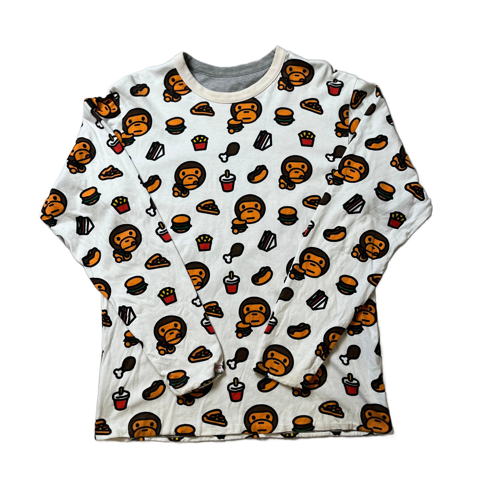 A Bathing Ape (BAPE) Reversible Long Sleeve Tee - M